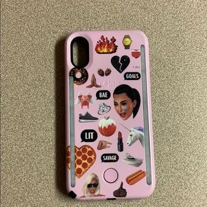 Kimoji Pink Collage Case